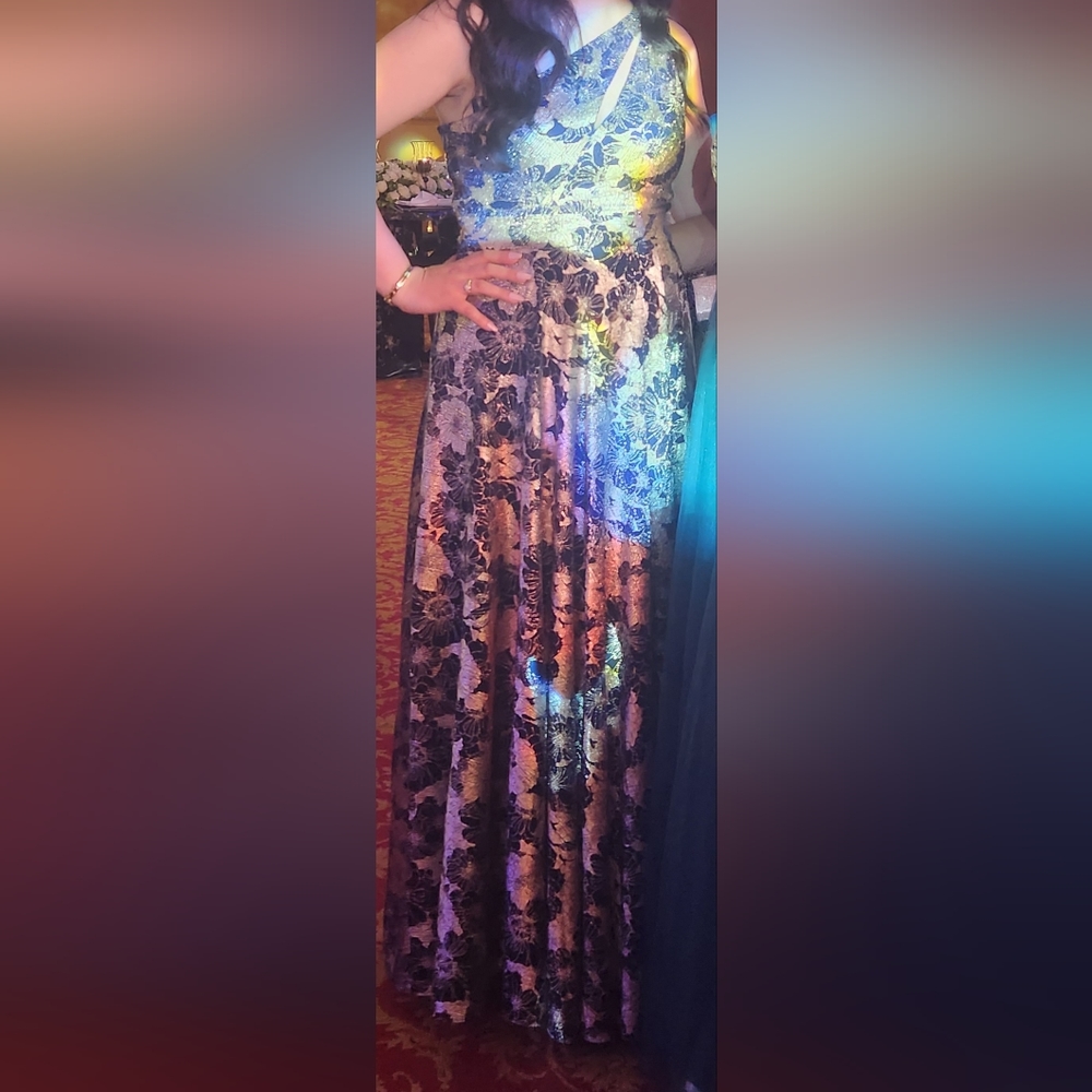 A bright dress from laura